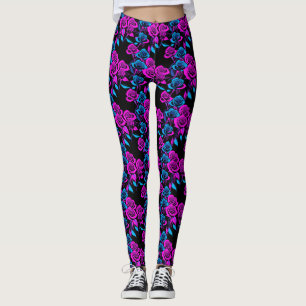 Leggings Rosas De Color Neón