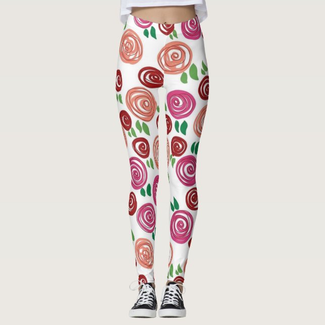 Leggings Rosas de ensueño (Anverso)
