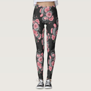 Leggings Rosas de serpientes y melocotones