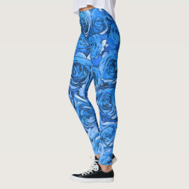Leggings Rosas de Turquesa