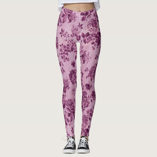 Leggings Rosas dulces de color rosa (Anverso)