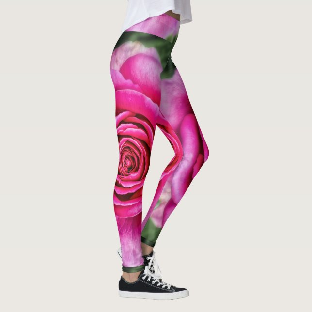 Leggings Rosas fuertes subiós (Derecha)