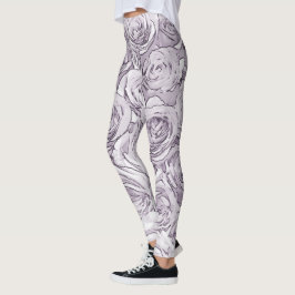 Leggings Rosas grises
