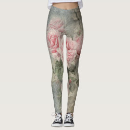 Leggings ROSAS GRUNGY - Flores de época