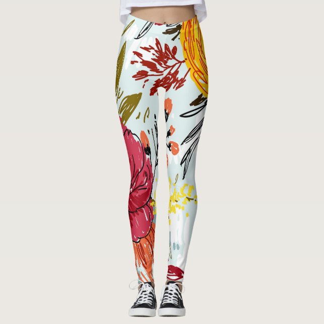 Leggings Rosas Hermosas (Anverso)