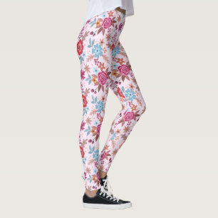 Leggings Rosas inspirados en el otoño - Leggencias de impre