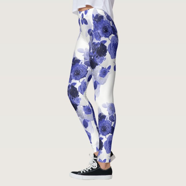 Leggings Rosas morados azules (Izquierda)
