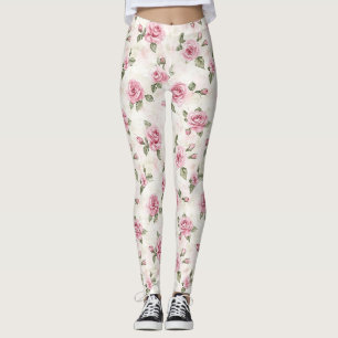 Leggings Rosas Rosadas Hermosas