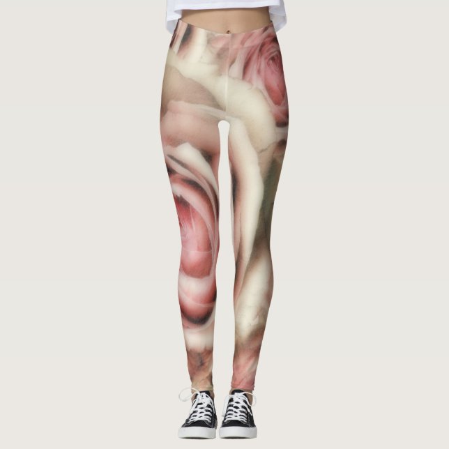 Leggings Rosas Suaves Rosas Chic Unico (Anverso)