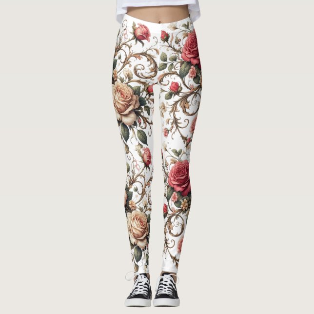 Leggings Rose Symphony (Anverso)
