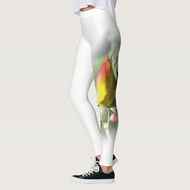 Leggings rosebudo rosa amarillo (Izquierda)