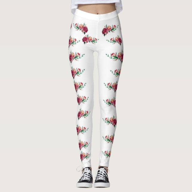 Leggings Roses rojos (Anverso)