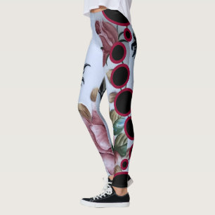 Leggings Roses rojos
