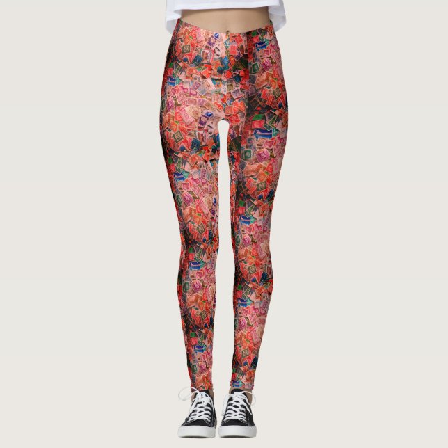 LEGGINGS ROSIE DE COLECCIÓN DE SELLO DE POSTAJE (Anverso)