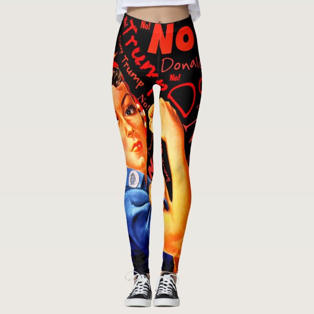 Leggings "Rosie divertido" y "ningún triunfo " (Anverso)