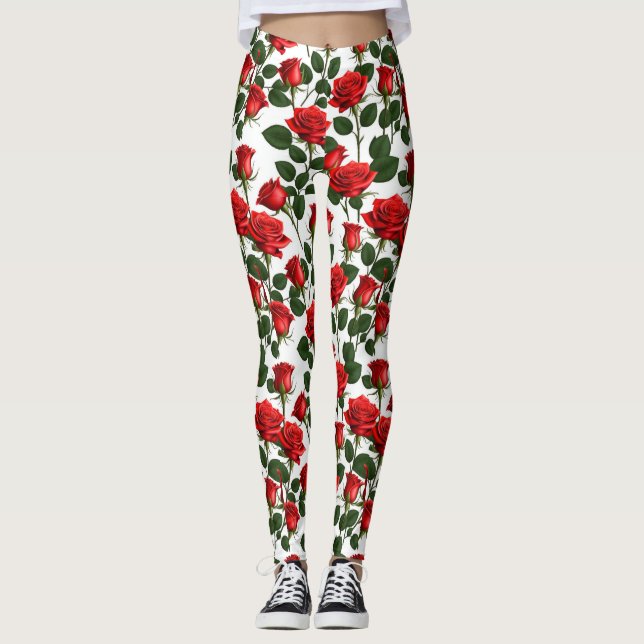 Leggings Rosy Riot: El moreno tango del amor (Anverso)