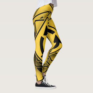 LEGGINGS ROTARIA DE RÓTULOS DE CARRETERA