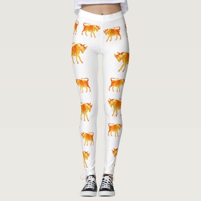 Leggings Rótulo acuático de Taurus (Anverso)