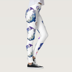 Leggings Rótulo de la astrología de Piscis