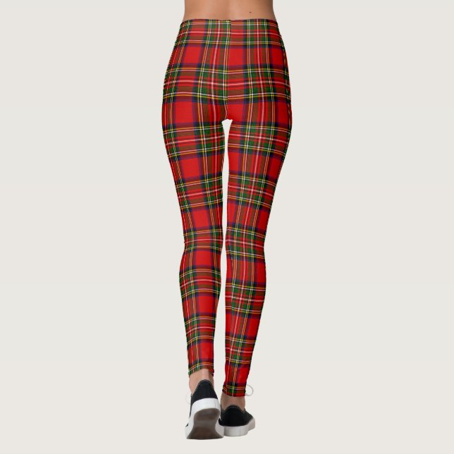 Leggings Royal Stewart Clan Tartan Plaid (Reverso)