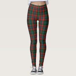 Leggings Royal Stewart Plaid Red Green