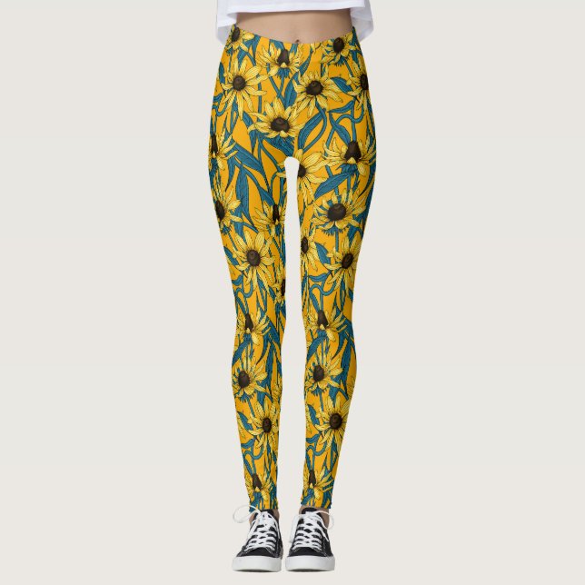 Leggings Rudbekia amarilla (Anverso)