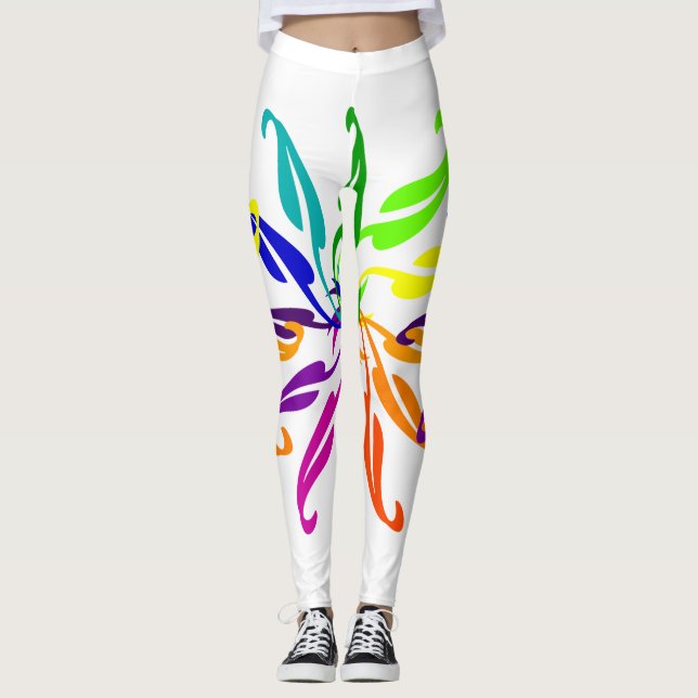 Leggings - Rueda de color impertinente (Anverso)