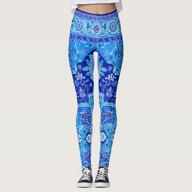 Leggings RUG PERSA - Azul (Anverso)
