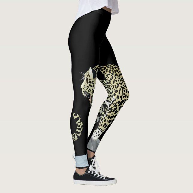 Leggings ¡Rugido de Jaguar! Polainas (Derecha)