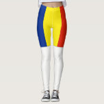 Leggings Rumania<br><div class="desc">Colores de la bandera de Rumania: amarillo azul,  rojo</div>