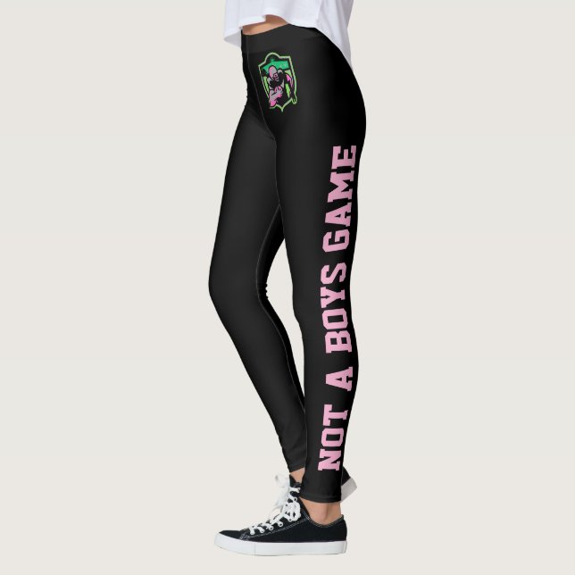 Leggings Running Back Girl Logo/ Not A Boys Game (Izquierda)