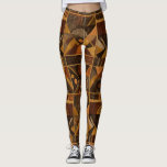 Leggings Rustic Southwestern Stripe Pattern (4)<br><div class="desc">Warm geometric stripe pattern leggings featuring tribal-inspired diamonds,  zigzags,  and textured vertical bands in earthy brown,  terracotta,  tan,  beige,  and charcoal tones. A cozy boho design ideal for southwestern décor lovers,  rustic style fans,  and anyone drawn to earthy,  handcrafted aesthetics.</div>