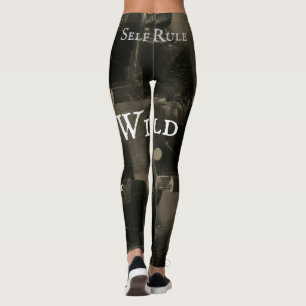 Leggings Rustic Urban Wild Black Gray Fashion