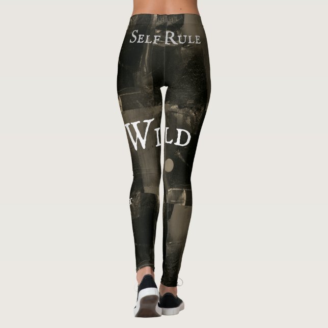 Leggings Rustic Urban Wild Black Gray Fashion (Reverso)