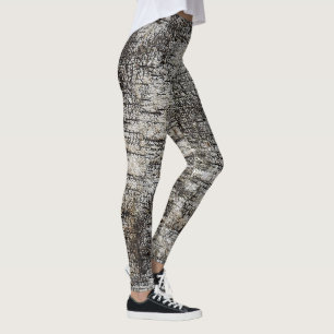 Leggings Rústica Barquilla de Birch Rrupts Rruptura Patrón