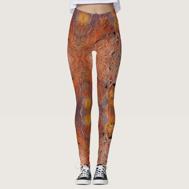 Leggings Rusty Metal - Power yoga Ir (Anverso)