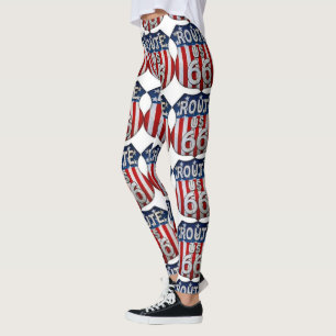 LEGGINGS "RUTA 66 LETRAS"