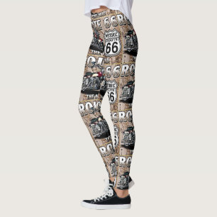 LEGGINGS "RUTA 66 LETRAS"
