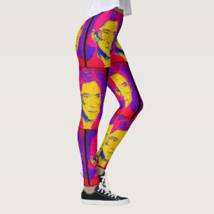 Leggings Ruth Bader Ginsburg 1983, Pop Art Portrait