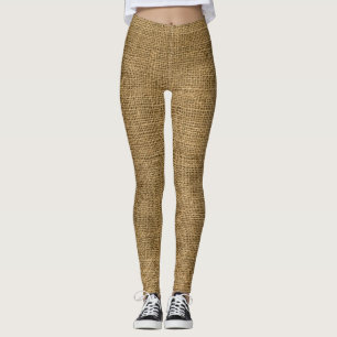 Leggings Saco de la patata de la arpillera