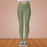 Leggings Sage Green Color sólido<br><div class="desc">Sage Green Color sólido</div>