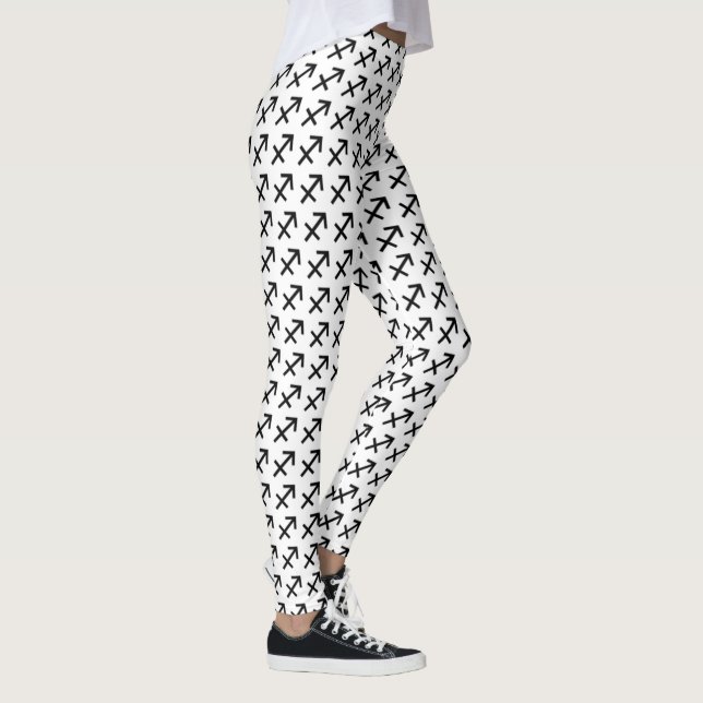 Leggings Sagittarius Zodiac Symbol Standard de K Yoncich (Derecha)
