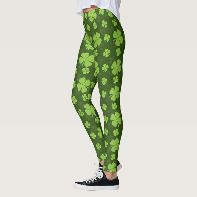 LEGGINGS SAINT PATRICKS CUATRO CUADROS DE HOJA (Izquierda)