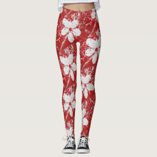 Leggings Sakura flor de cerezo japonesa estampa floral asiá