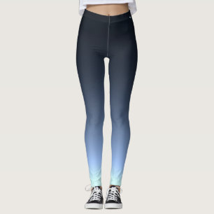 Leggings Salida del sol azul temprana