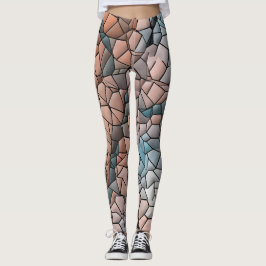 Leggings Salmón acuático imaginario