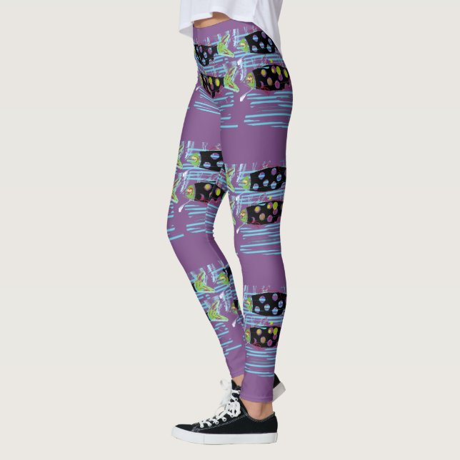 Leggings salmón migrante Thunder_Cove morado (Izquierda)