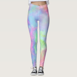 Leggings salpicadura de acuarela opal: