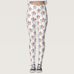 Leggings Salto de alegría, cita graciosa Apron adulto