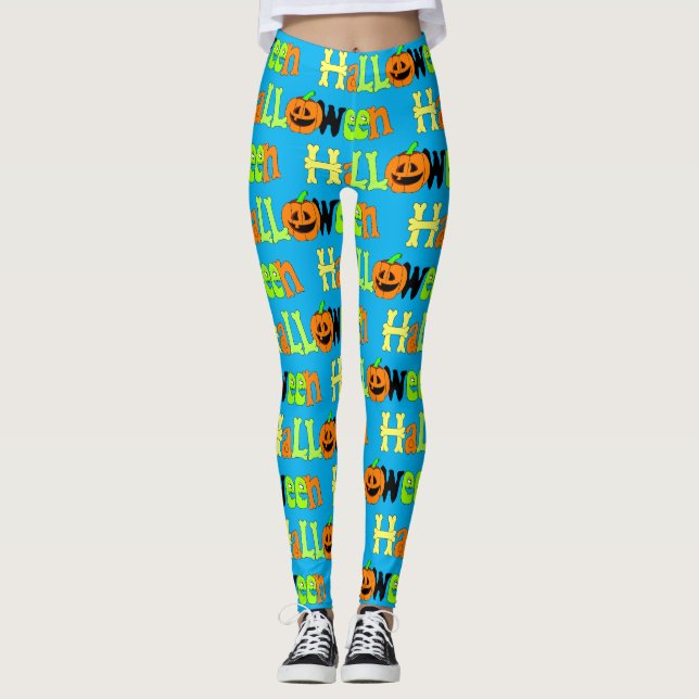 Leggings Saludo de Halloween (Anverso)